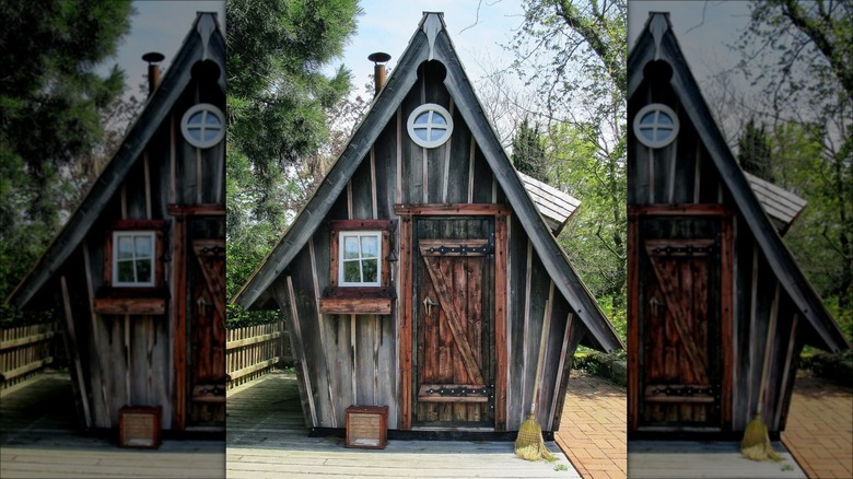 cute wood cottage shed