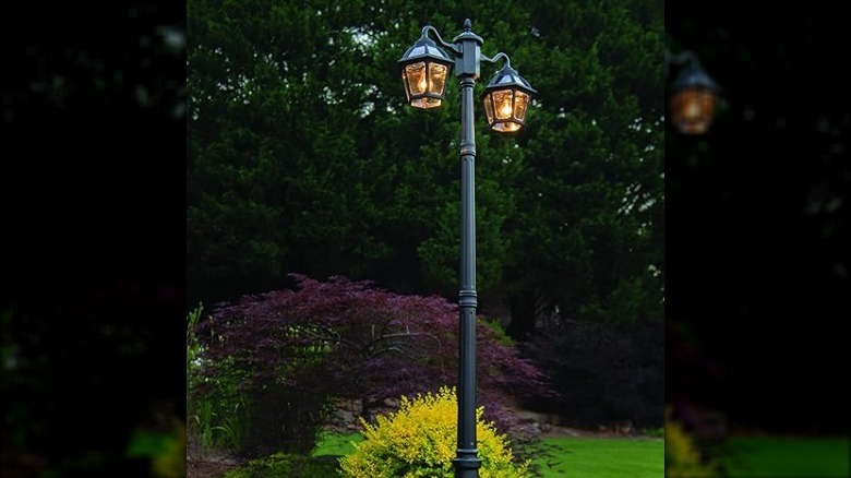old lamppost outside
