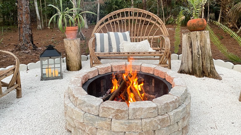 backyard fire pit