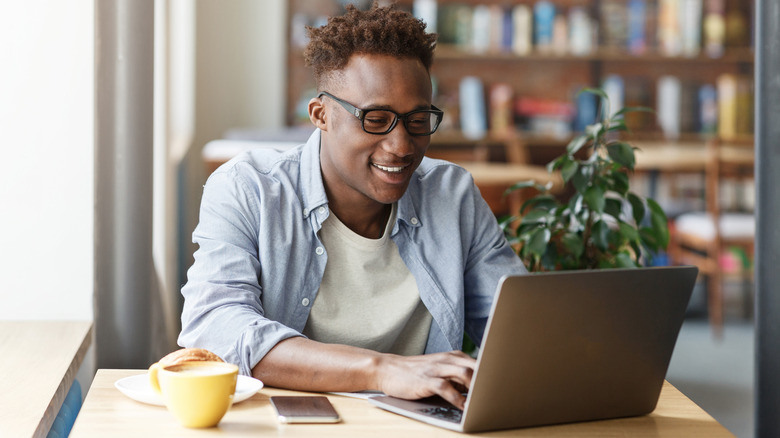 Man on laptop