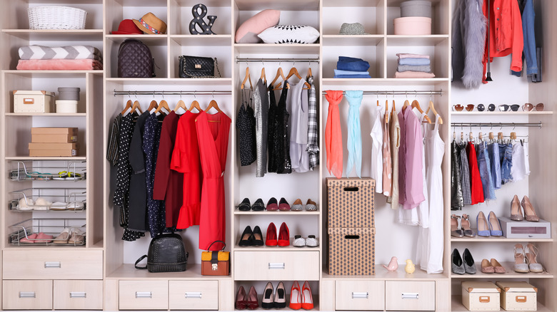 Organized closet