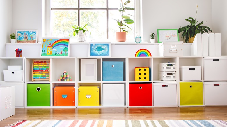 clean playroom