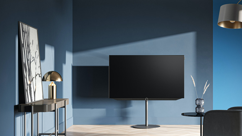 concealed cables next to television