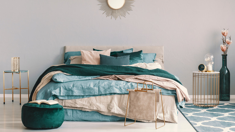 blue bedroom