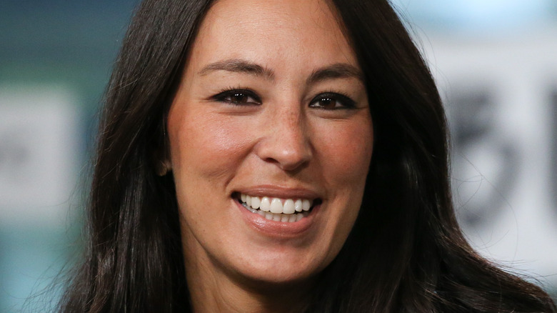 Joanna Gaines smiling close up