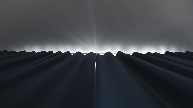 blackout curtains