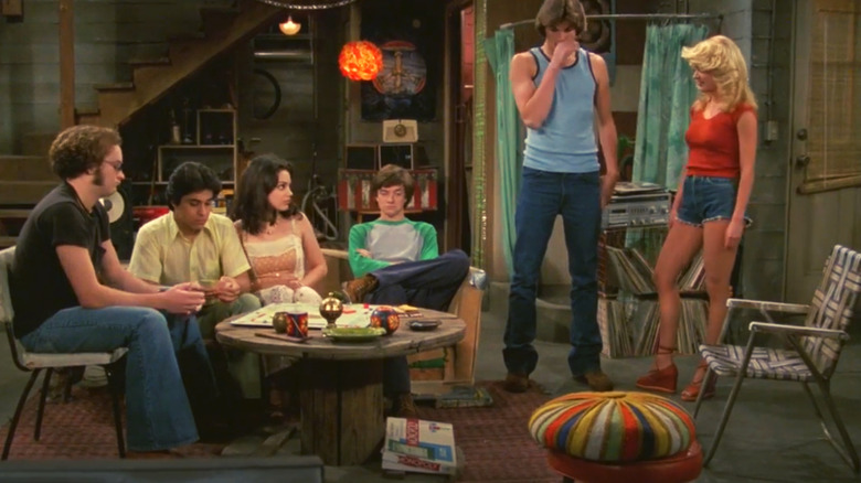 That 70s Show cast in basement