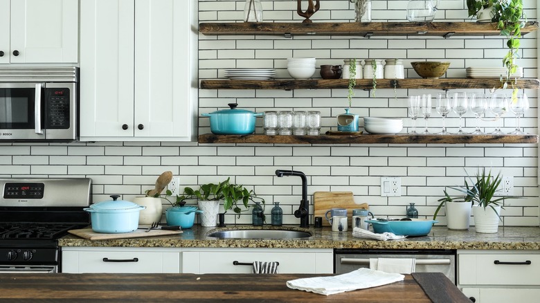 kitchen with granite countertop