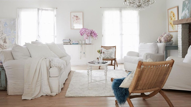 shabby chic living room