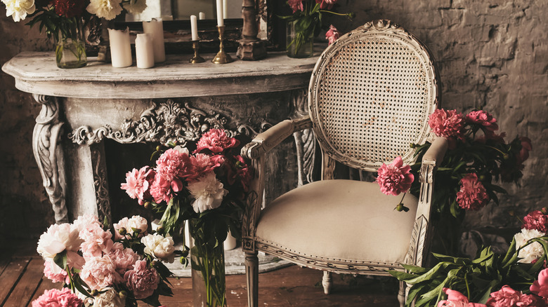 Victorian Era vanity and chair