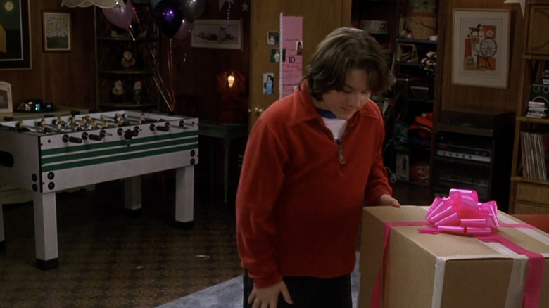 Foosball table in retro basement
