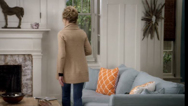 throw pillows on couch