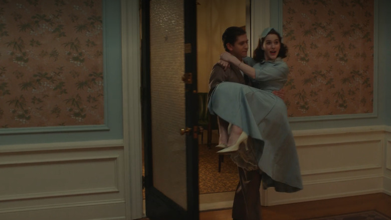 Midge and husband entering room