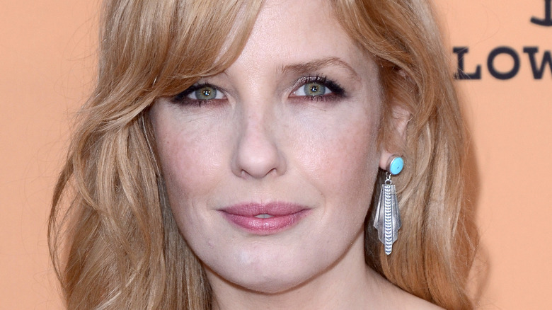close up of Kelly Reilly