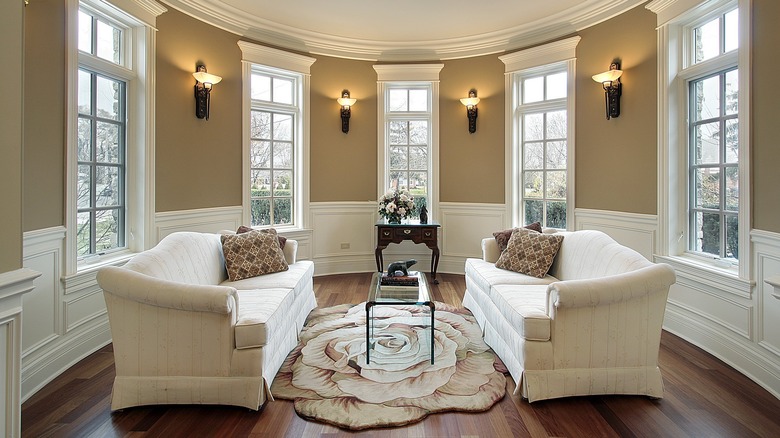 Wall sconce height living room new arrivals