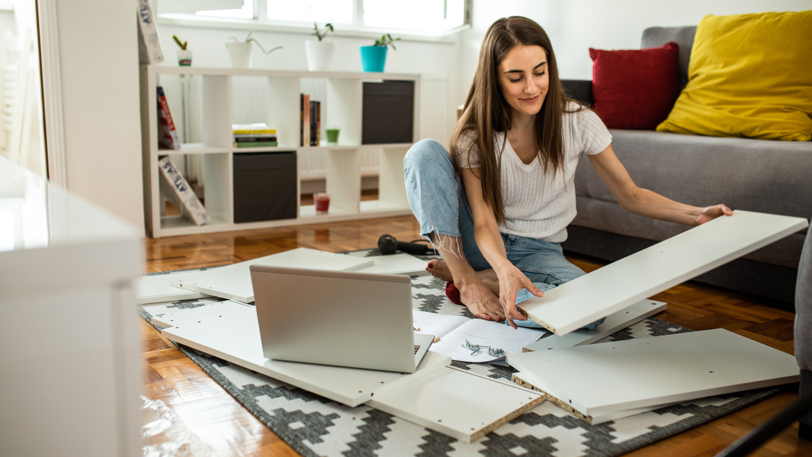 How To DIY A Stunning IKEA HEMNES Bookcase Door