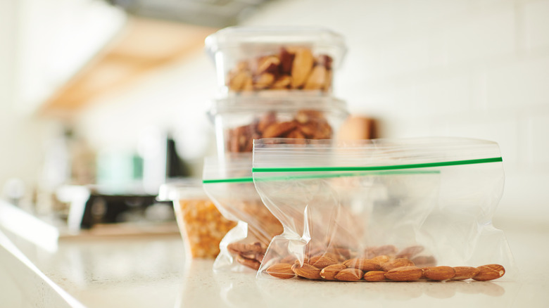 food storage on counter