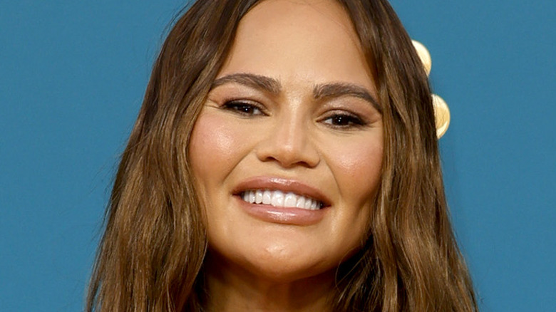 Chrissy Teigen smiling