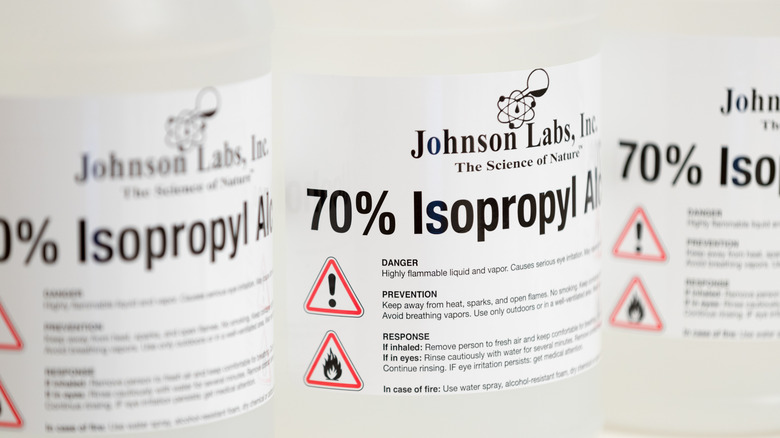 isopropyl alcohol bottles