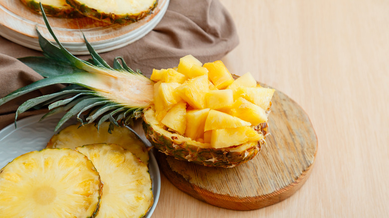 pineapple chunks