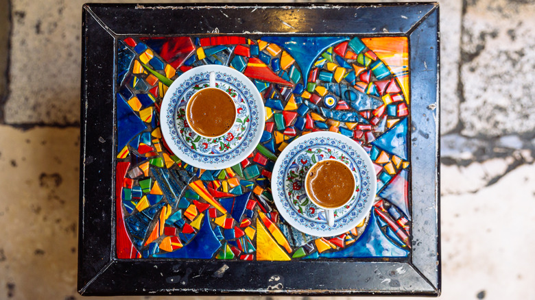 mosaic coffee table