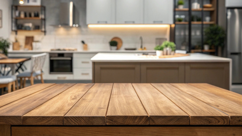 Rustic kitchen table
