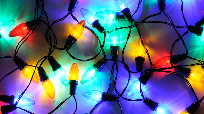 LED Christmas lightbulbs