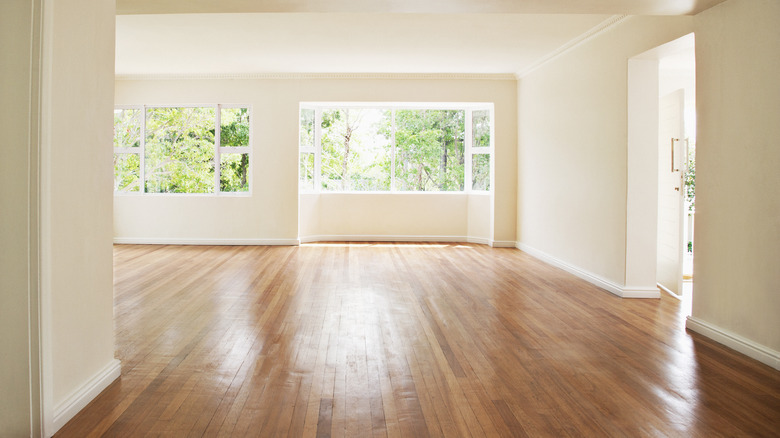 New hardwood floors in home