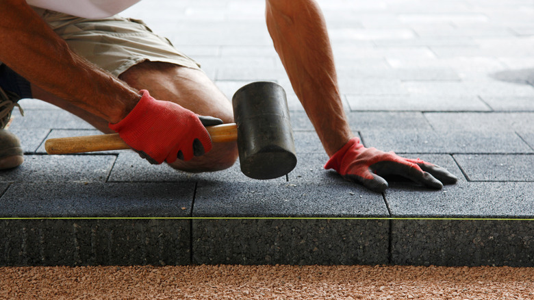 Basalt tile installation