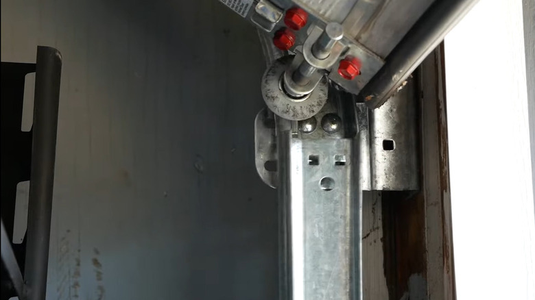 Fixing an off-track garage door