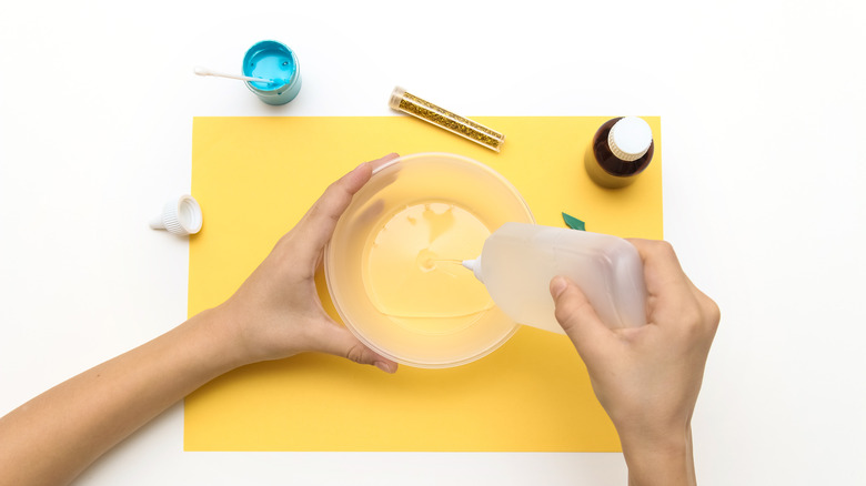 mixing ingredients in a bowl