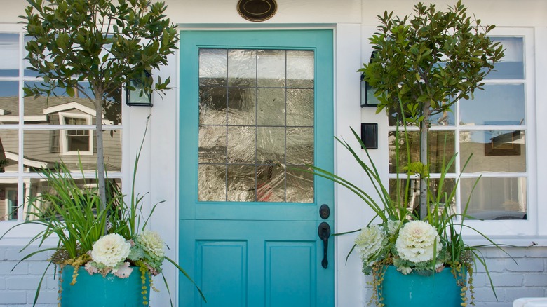 outdoor topiaries