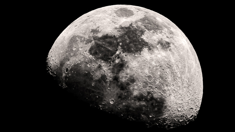 A waxing moon