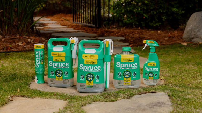 Bottles of Spruce Weed & Grass Killer