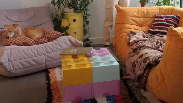 Lego coffee table with couches