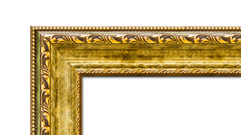 gilded mirror frame