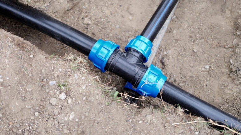 Joints in irrigation line