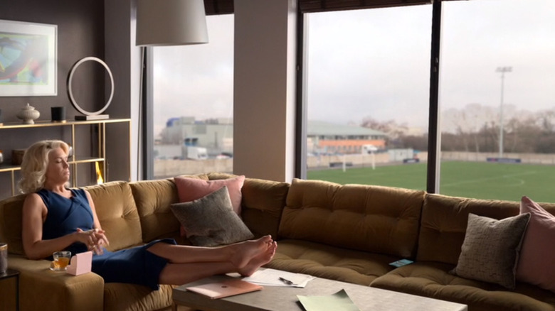 Rebecca Welton's office seating area