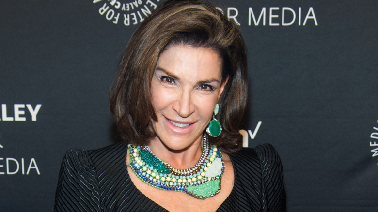 Hilary Farr smiling at event