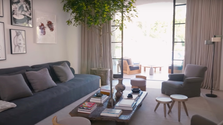 Travis Barker's living room