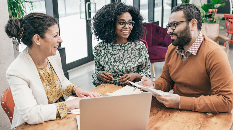 Couple applying for home loan