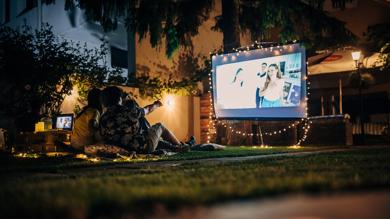 Movable screen for TV shows and movies