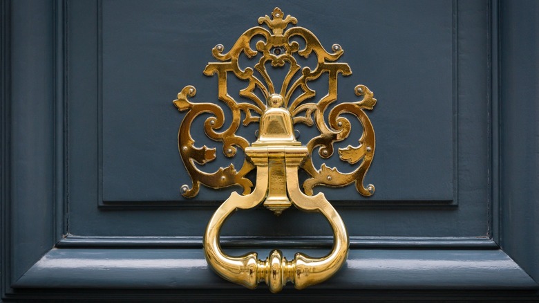 Brass door knocker 