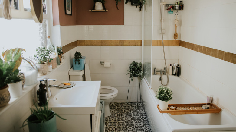 bathroom with spa-like design