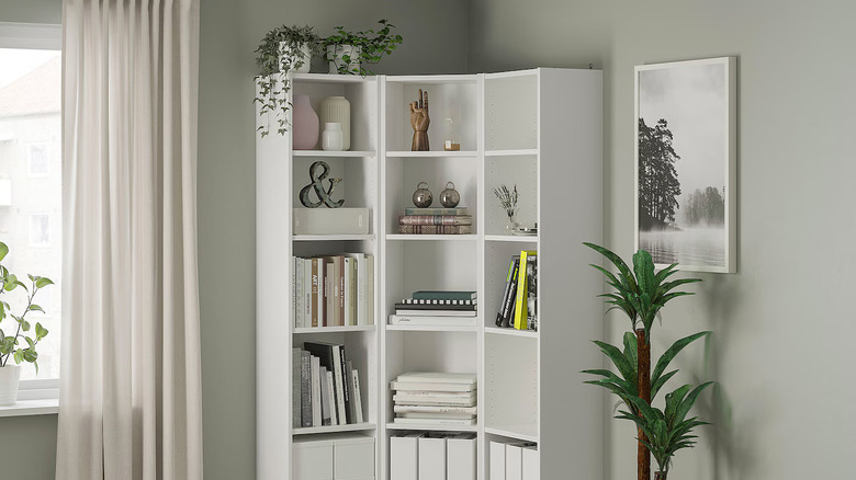 IKEA BILLY corner bookshelf