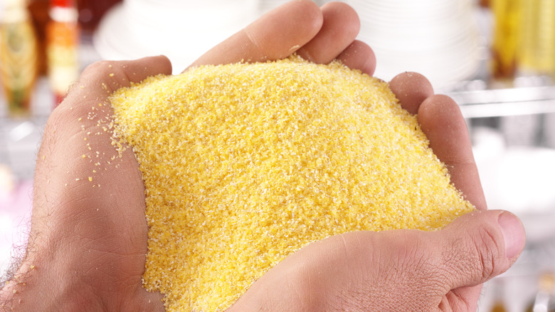 handful of cornmeal