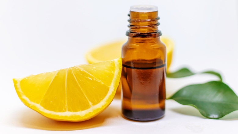 lemon oil bottle