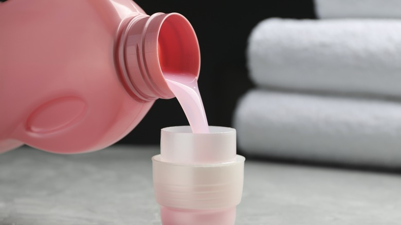 pink laundry detergent