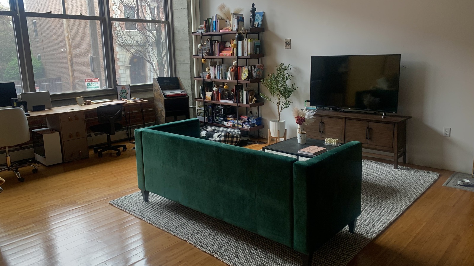 How We Designed The Living Room Of An Apartment We Just Moved Into