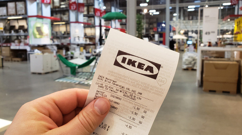 IKEA receipt